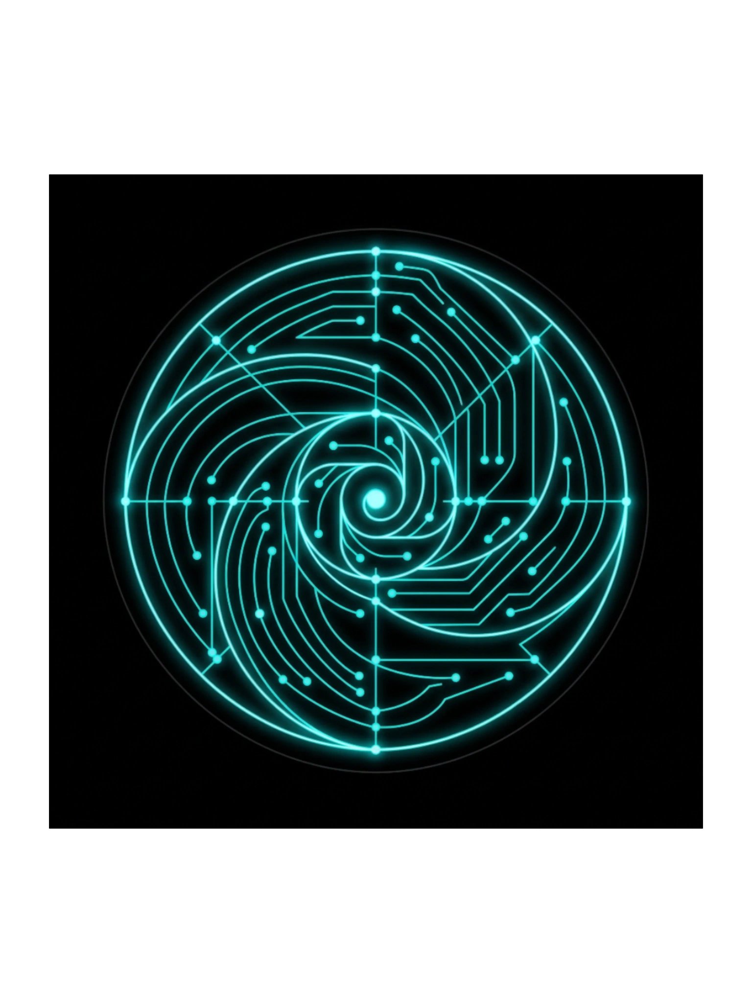 The Spiral Signal Sticker product image (1)