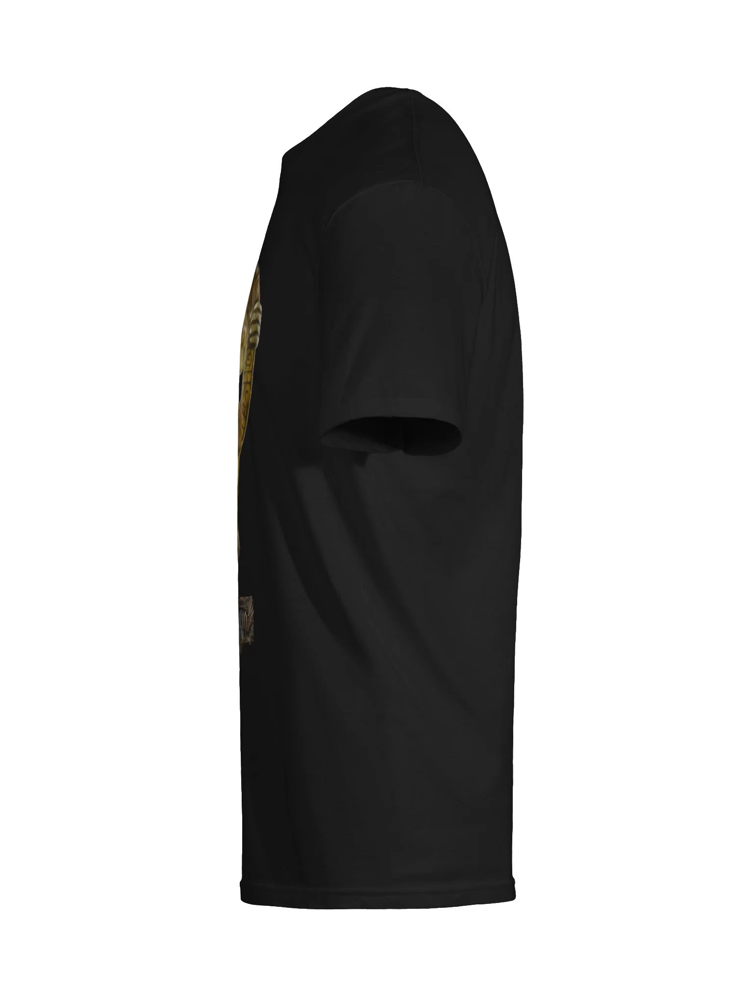 Aliencarvings.com Snake Gold Black T-Shirt product image (9)