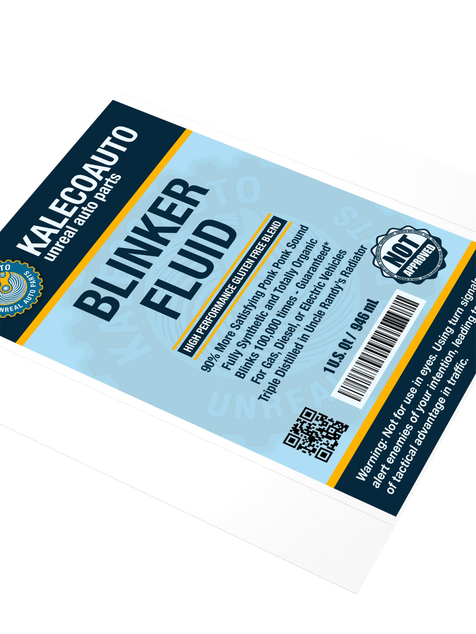Blinker Fluid Label Sticker product image (3)