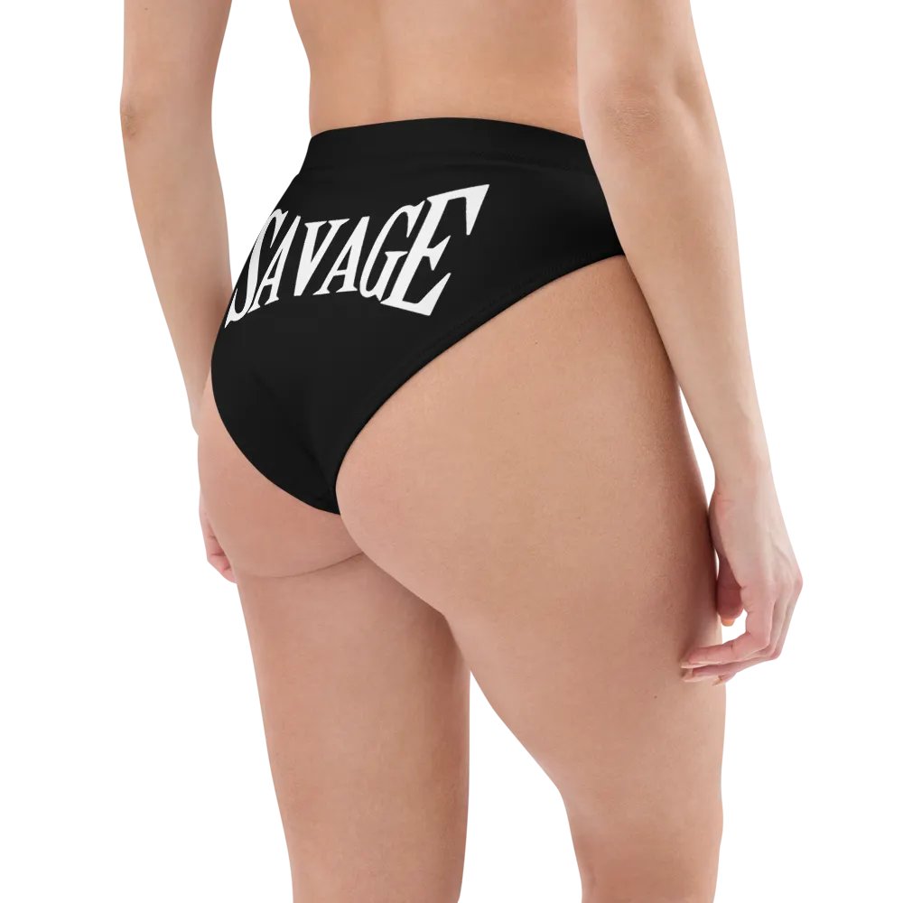 Eclipse Black High-Waisted Bikini Bottom product image (3)