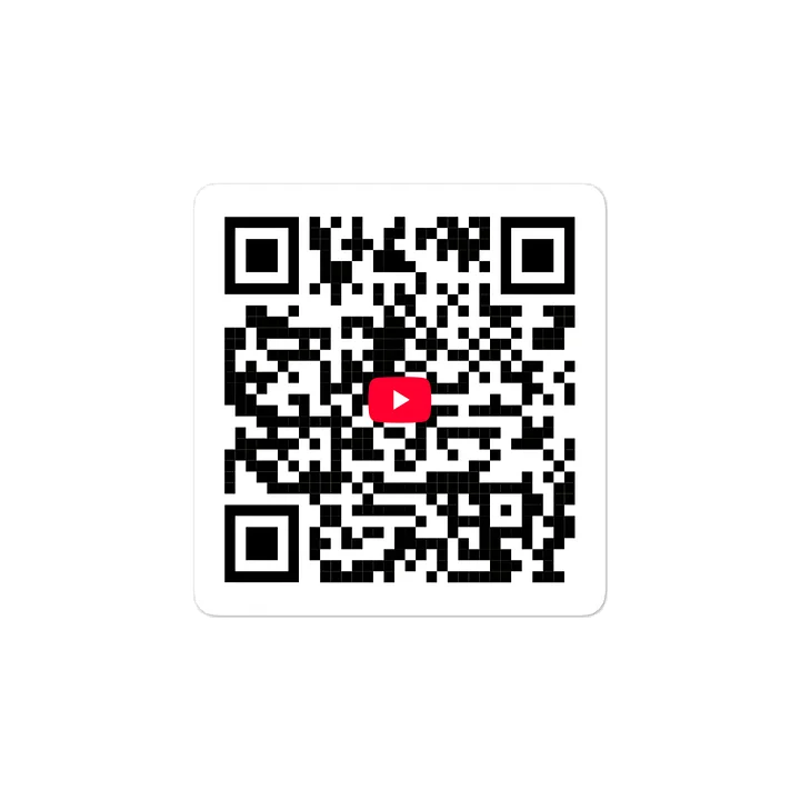 Ape House YouTube QR Sticker – Scan to Join the House product image (2)