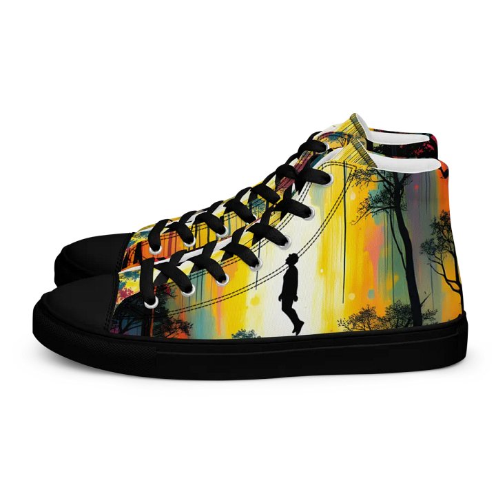 Ethereal Forest Levitation Women's canvas High Tops product image (1)