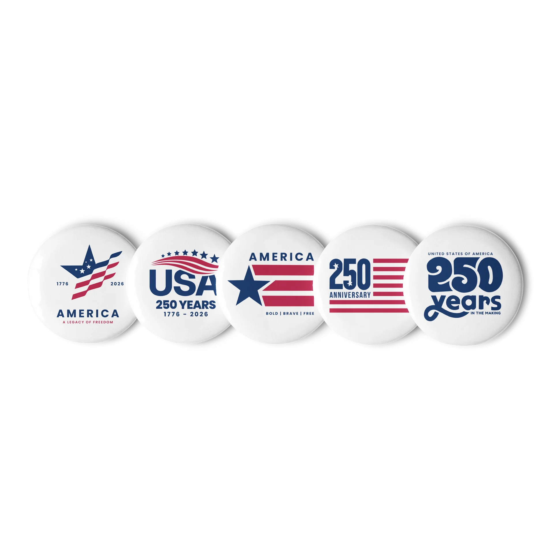 Legacy of Freedom Pin Button Set product image (1)
