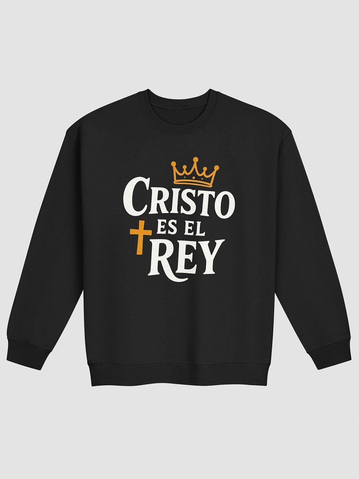 Sudadera Unisex Cuello Redondo | Cristo es el Rey product image (3)