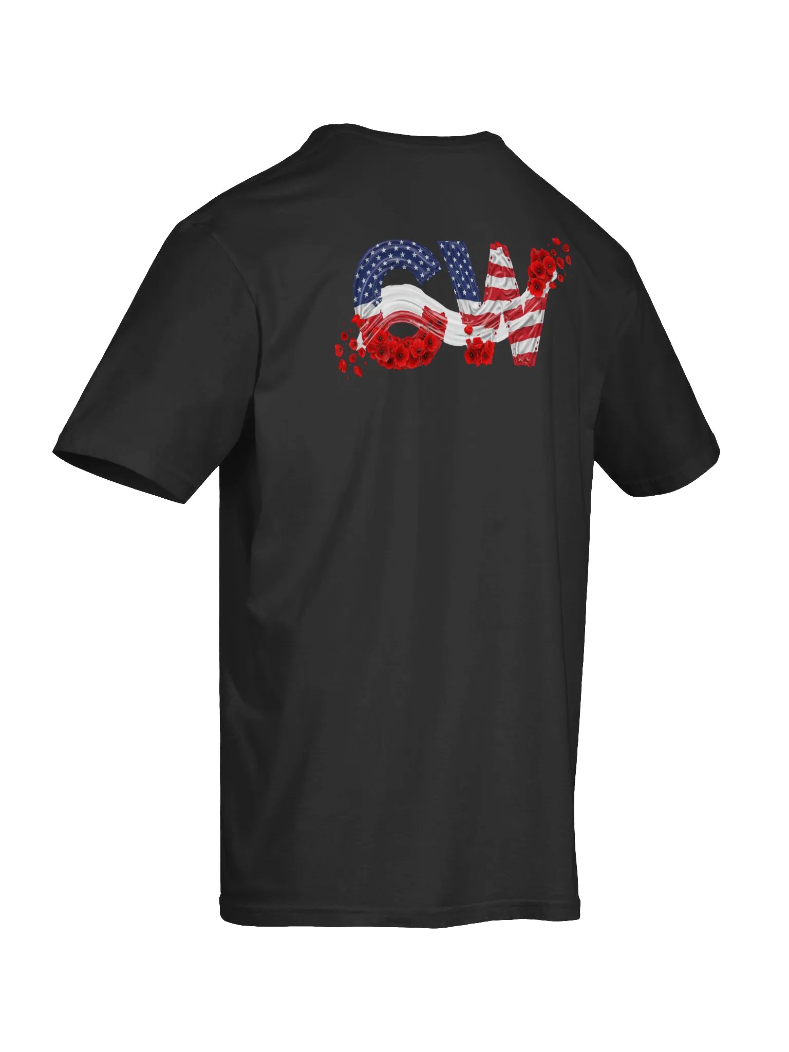 Poppies & Stripes Unisex Tee product image (6)