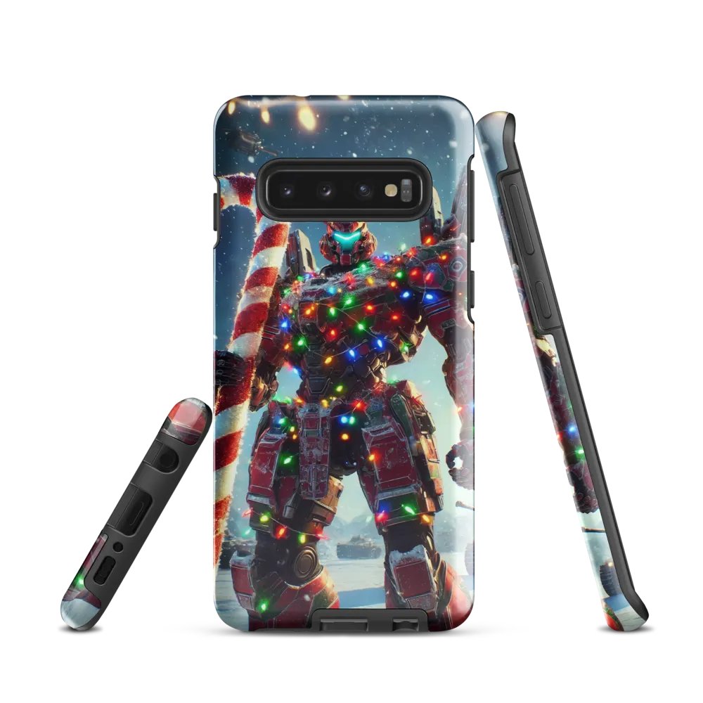 Holiday Mecha Samsung Tough Case – Festive Warrior Edition product image (1)