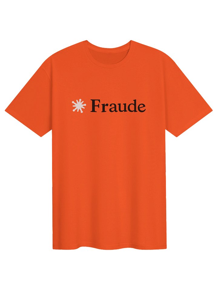 Fraude Men's Orange T-Shirt product image (1)