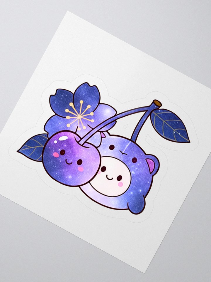 Galaxy Cherry Sakura Plushie Sticker product image (2)