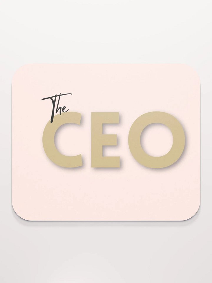 The CEO Mouse Pad - Blush product image (2)