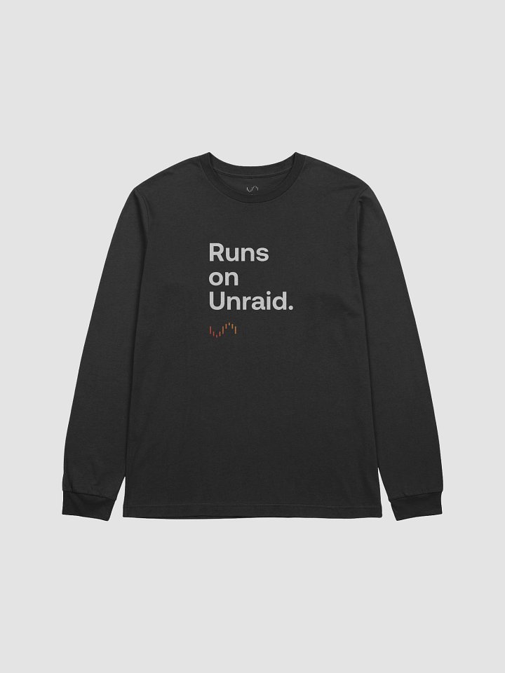 Powered by Unraid Long Sleeve product image (1)