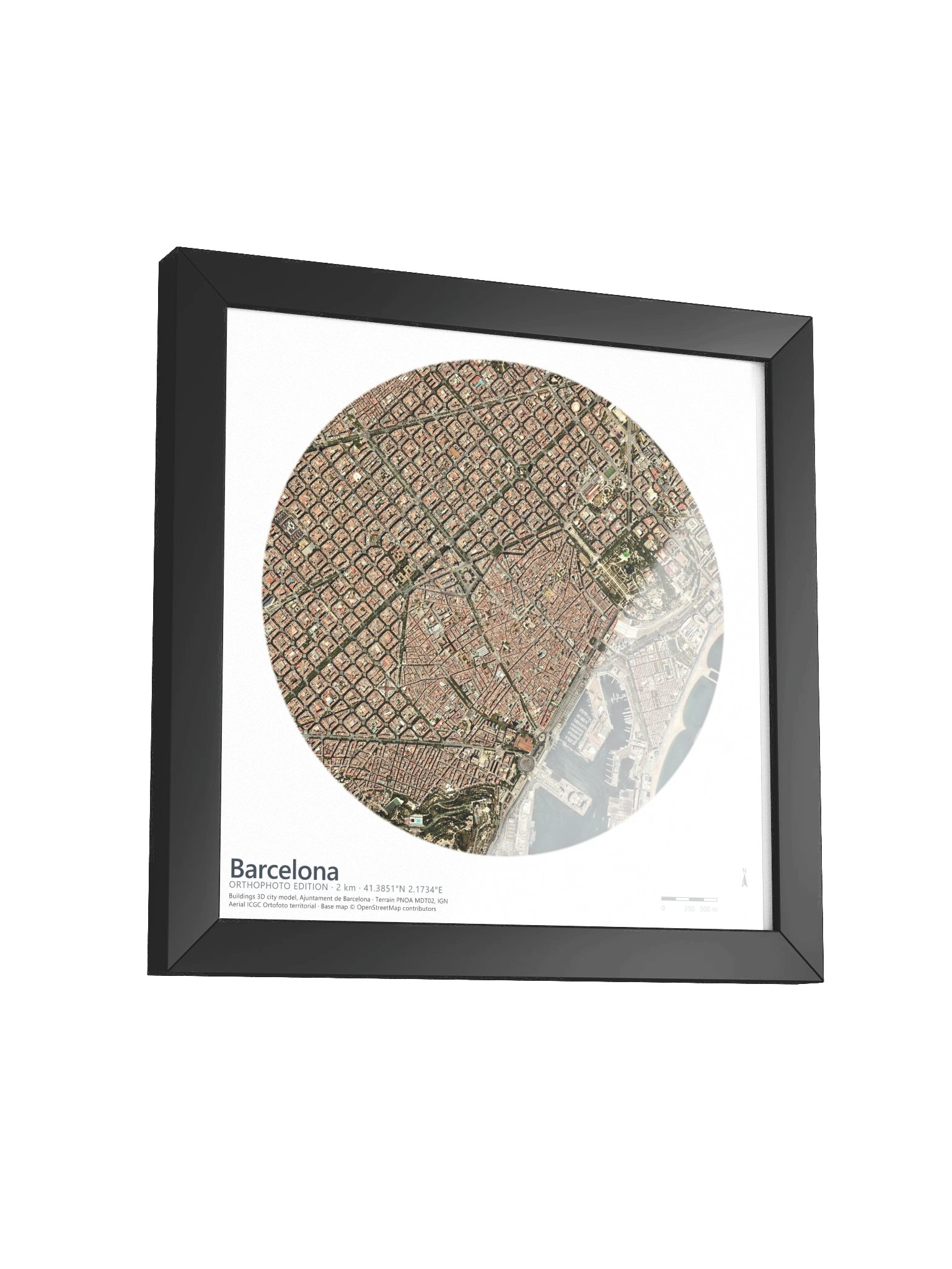 Barcelona: 3D Aerial City Map product image (14)