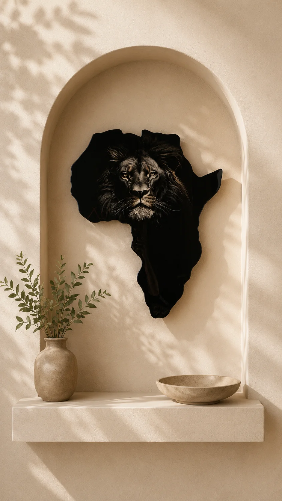 Majestic Africa Illuminating Wall Art | Lion Edition product image (3)