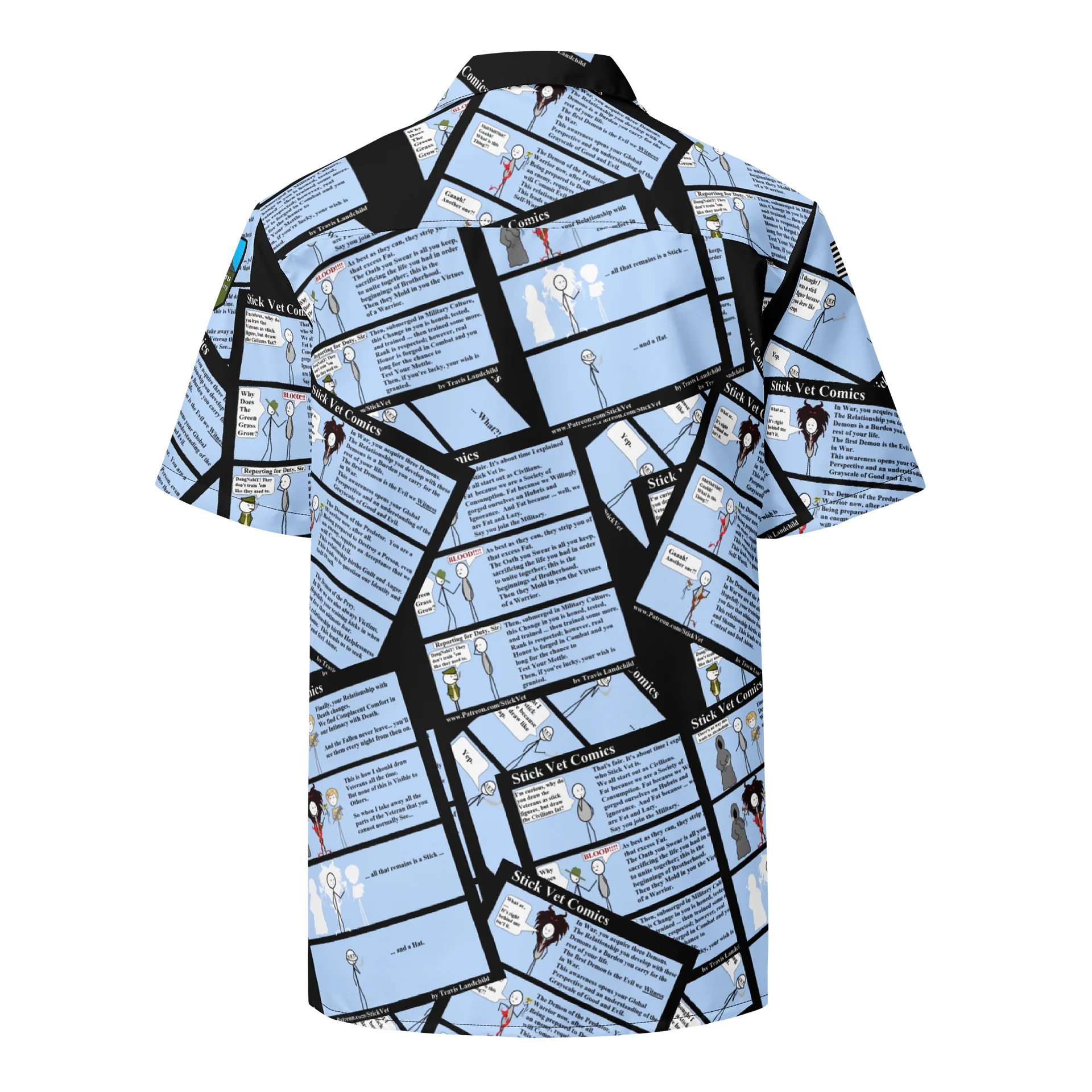 Let's Get One Thing Straight Comic Hawaiian Shirt product image (2)