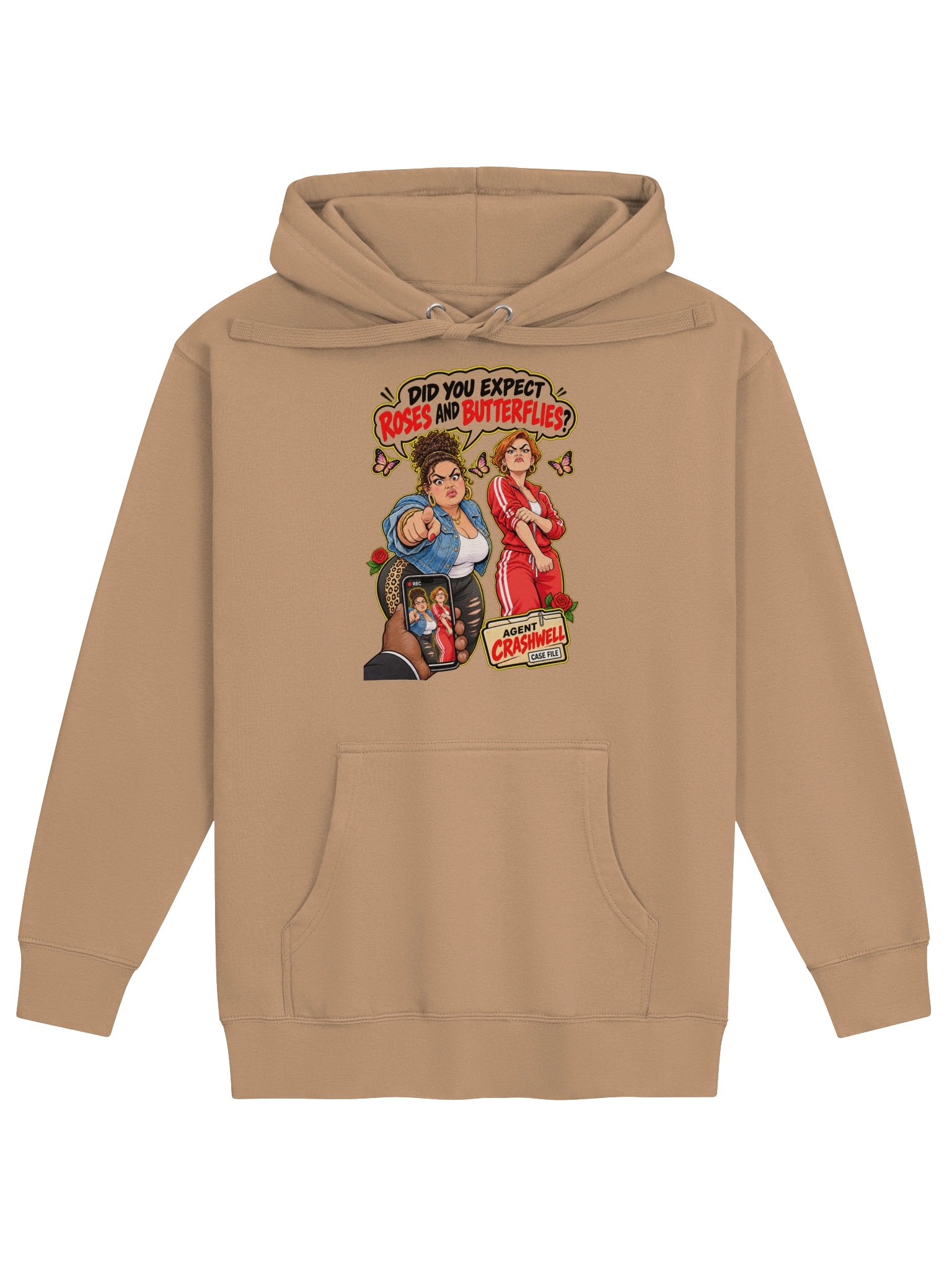 Roses & Butterflies — Agent Crashwell Hoodie product image (4)