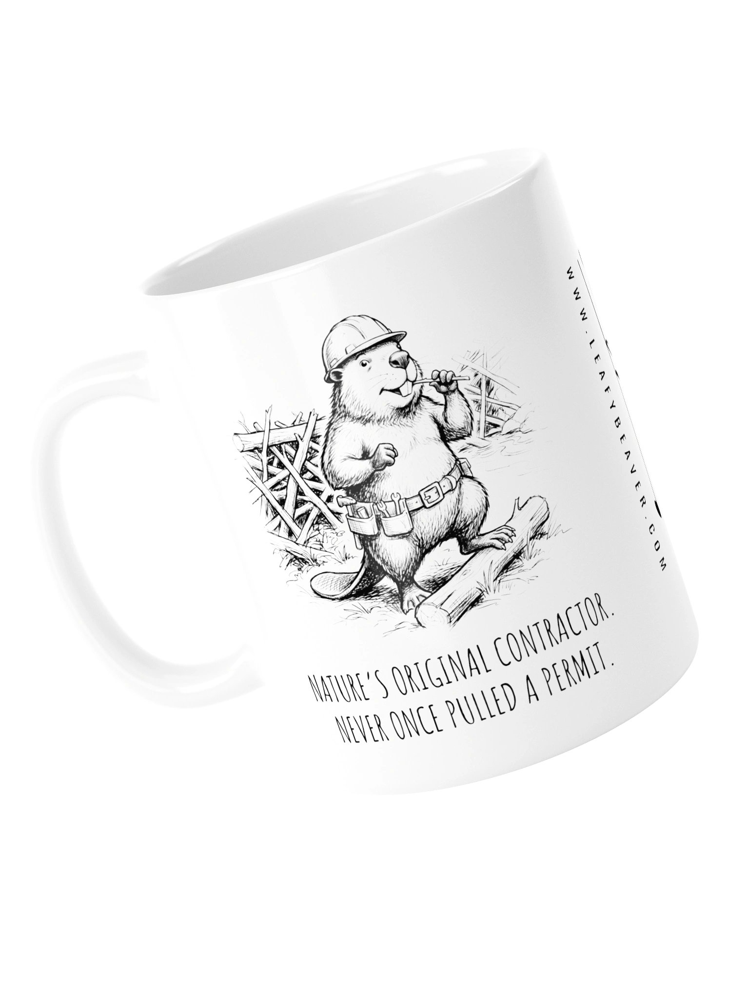 Original Contractor Mug – Funny Beaver Builder Coffee Mug product image (5)