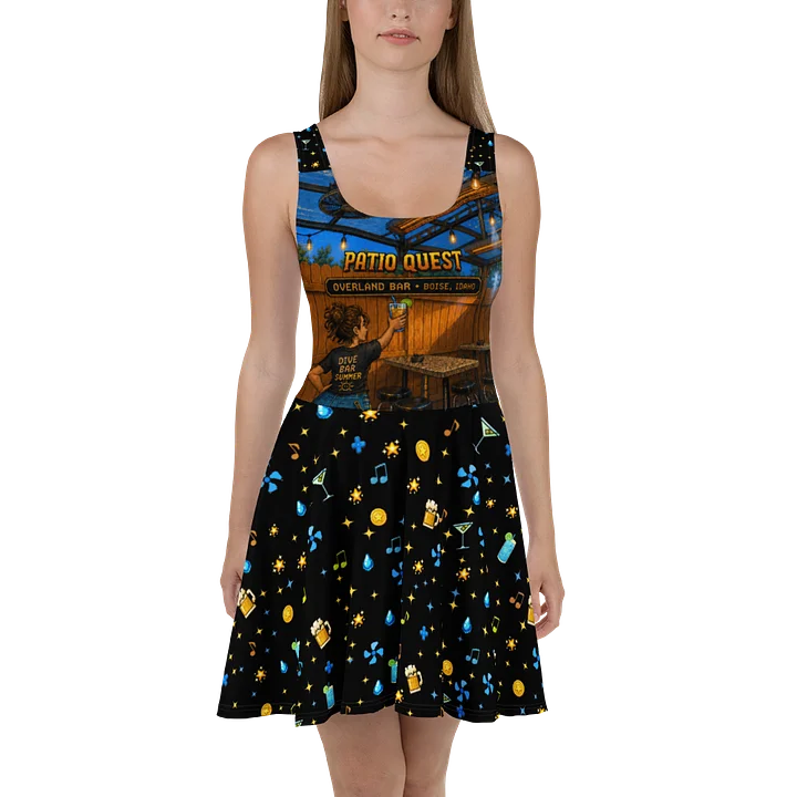 Patio Quest Dive Bar Summer Skater Dress product image (2)