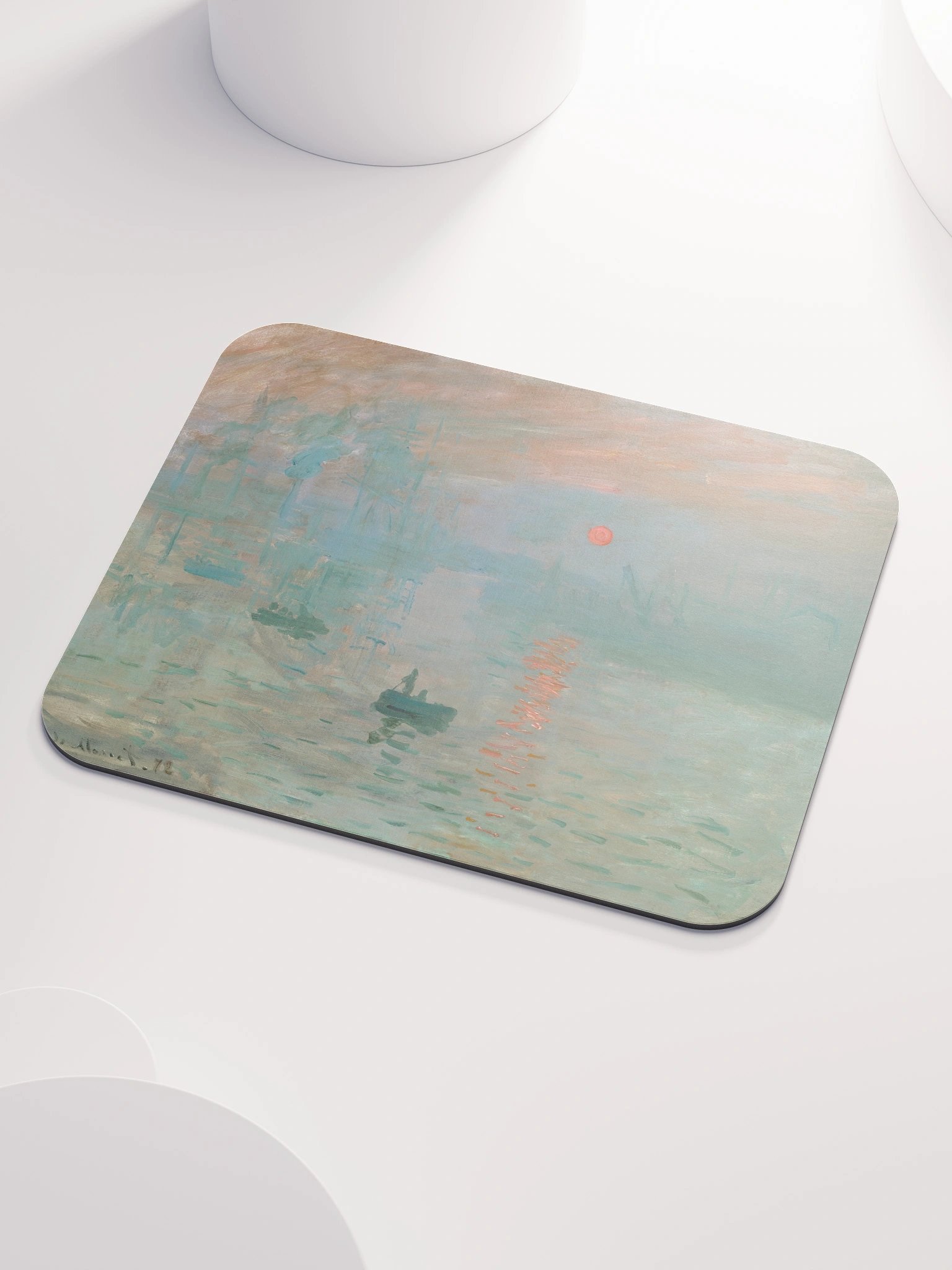 Monet – Impression, Sunrise (Impression, soleil levant) Mouse Pad product image (3)