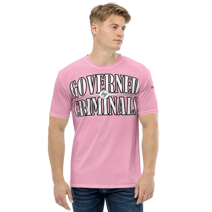 Governed By Criminals - UK - Pink - Crew Neck T-Shirt product image (1)