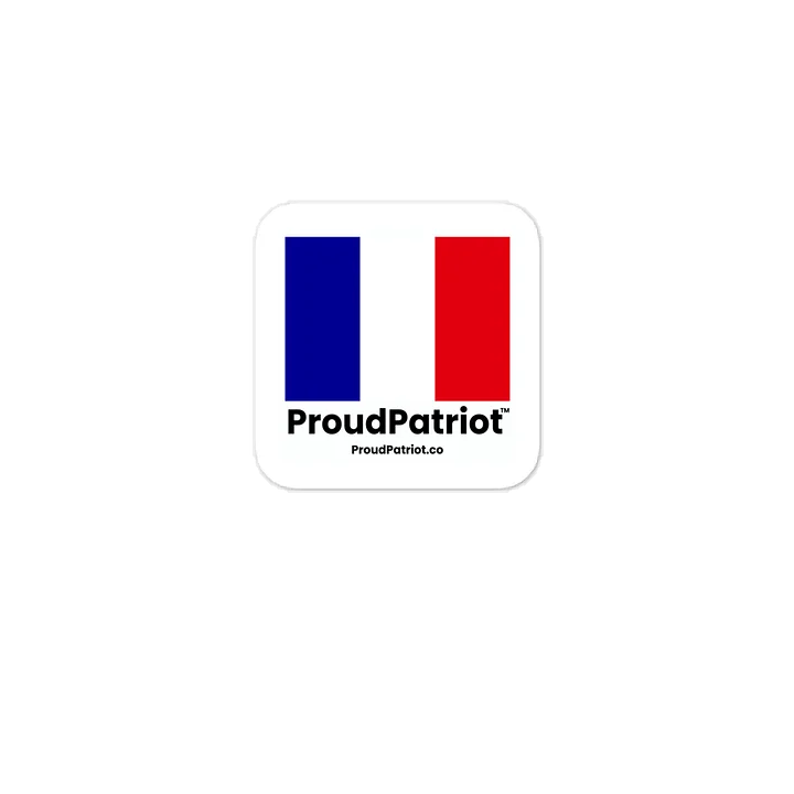 France Flag Vinyl Sticker product image (1)