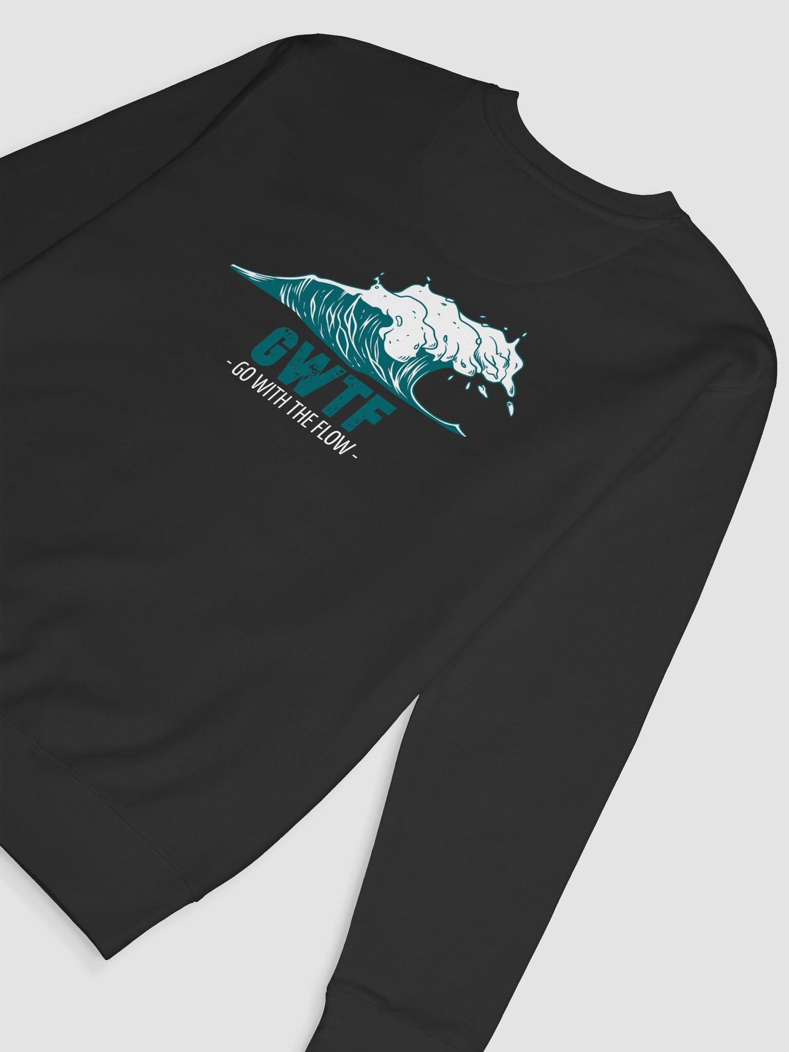 Wave Logo Cotton Sweatshirt product image (71)