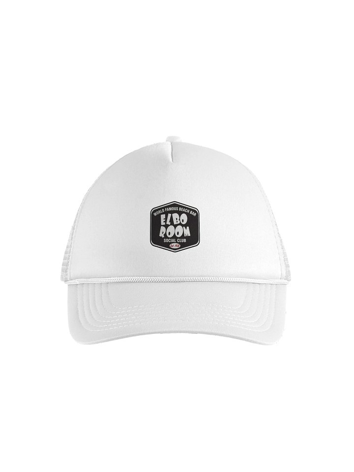 Elbo Room Social Club Classic Trucker Hat | Limited All-White Edition product image (4)