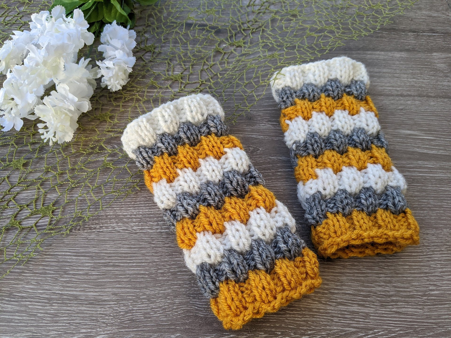 Baby Knit Leg Warmers Pattern: 12-24 Months product image (7)