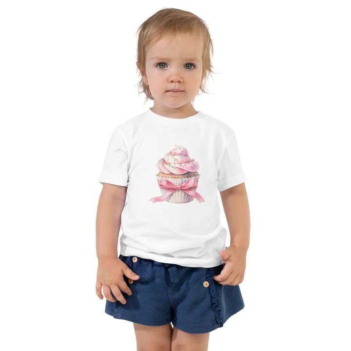 Pink Cupcake Toddler T-Shirt product image (5)