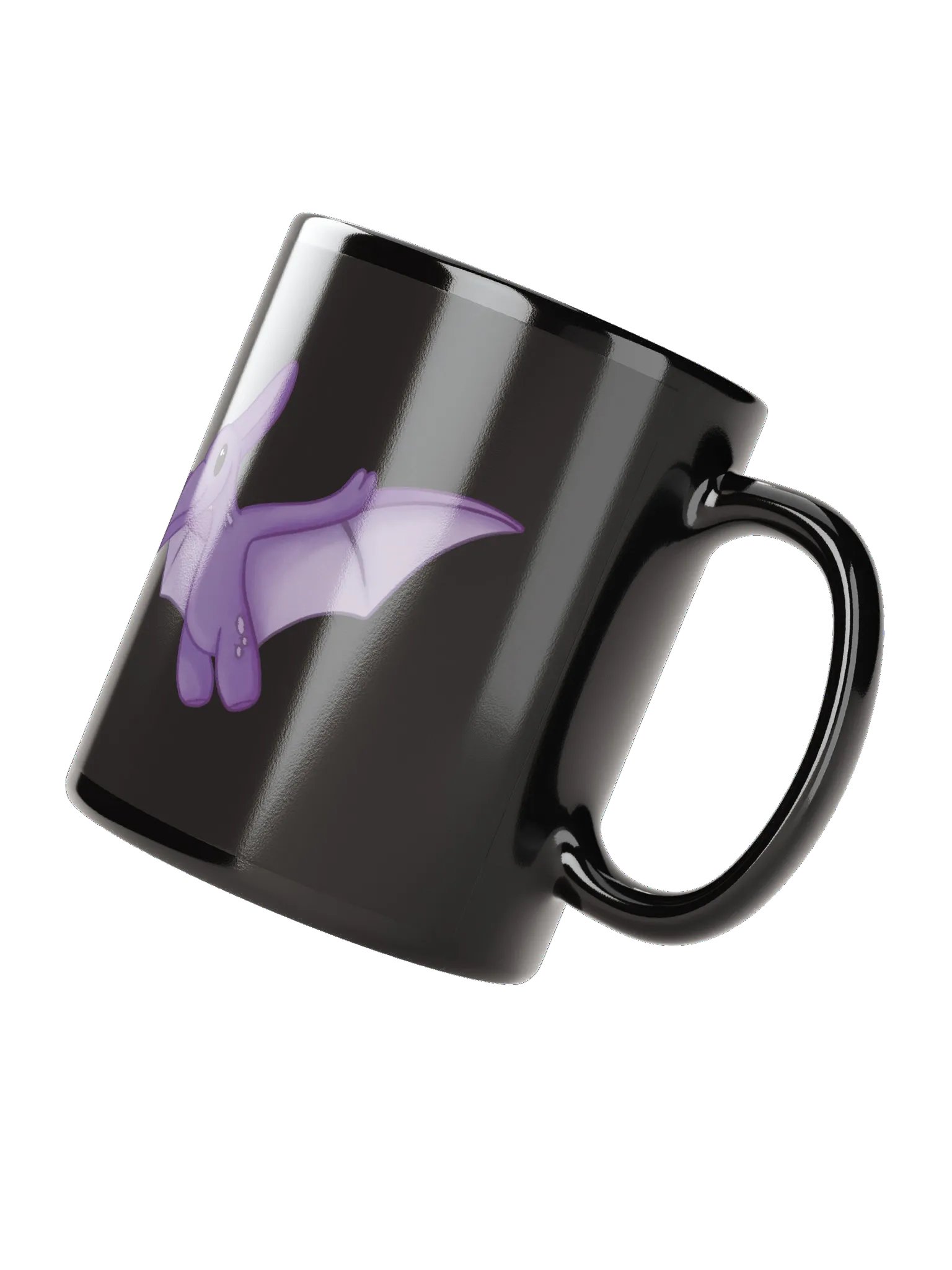 Pterodactyl Plushie Mug (black) product image (4)