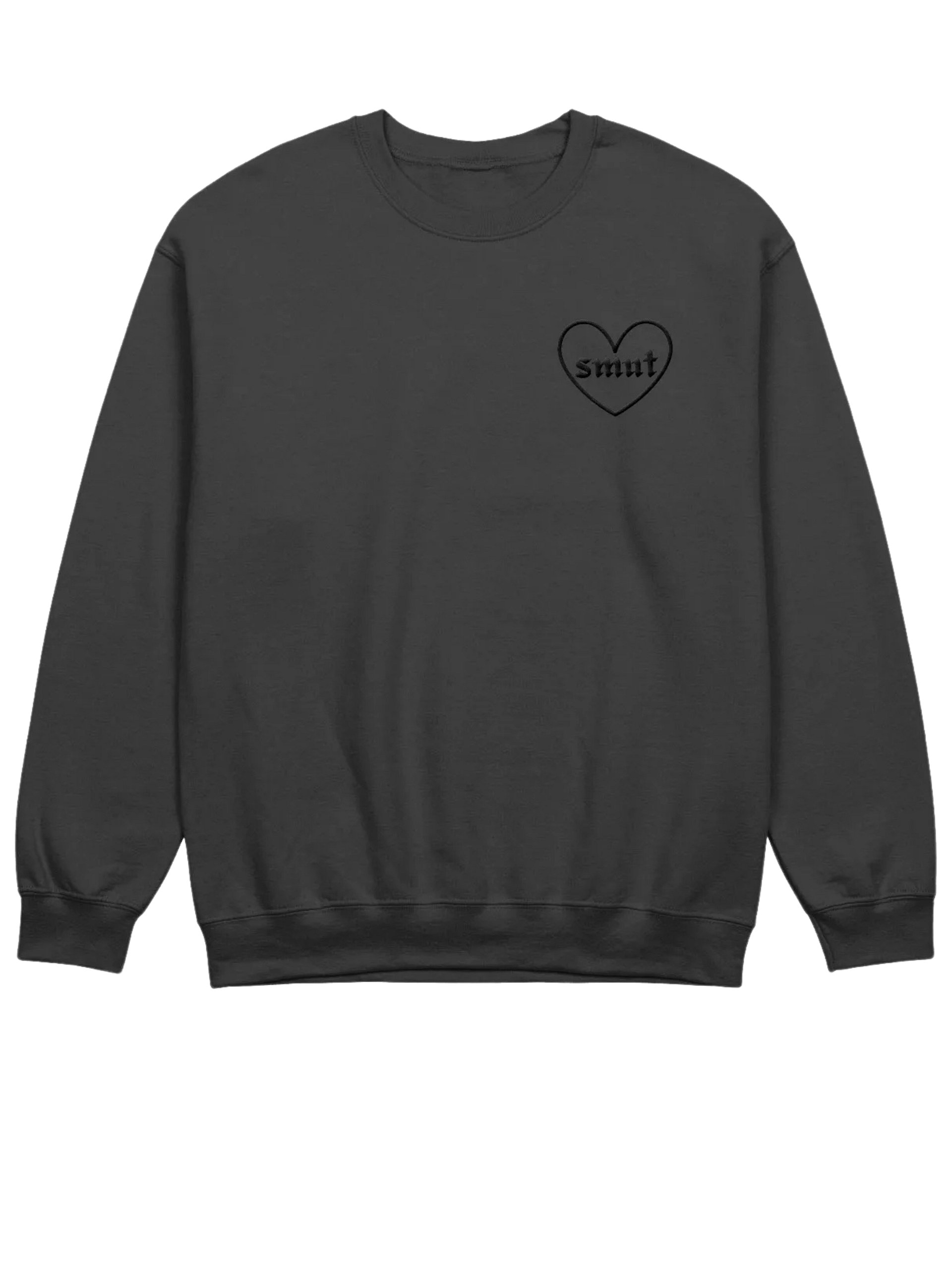 SMUT-HEART - Crewneck (BLK) Unisex product image (2)