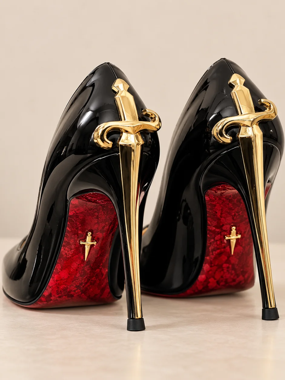 Midnight Blade Gothic Heels product image (2)