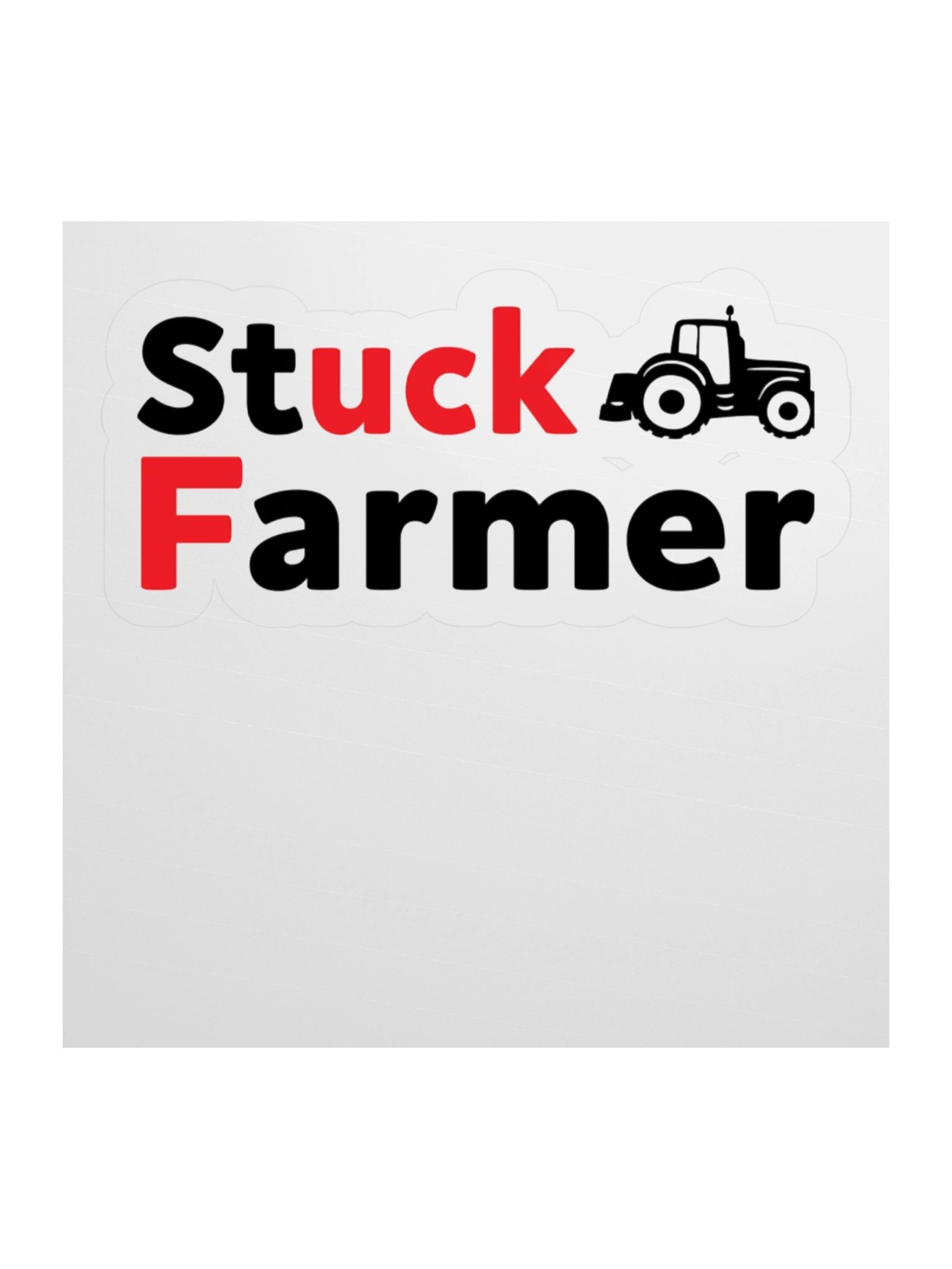 Stuck farmer stickers product image (3)