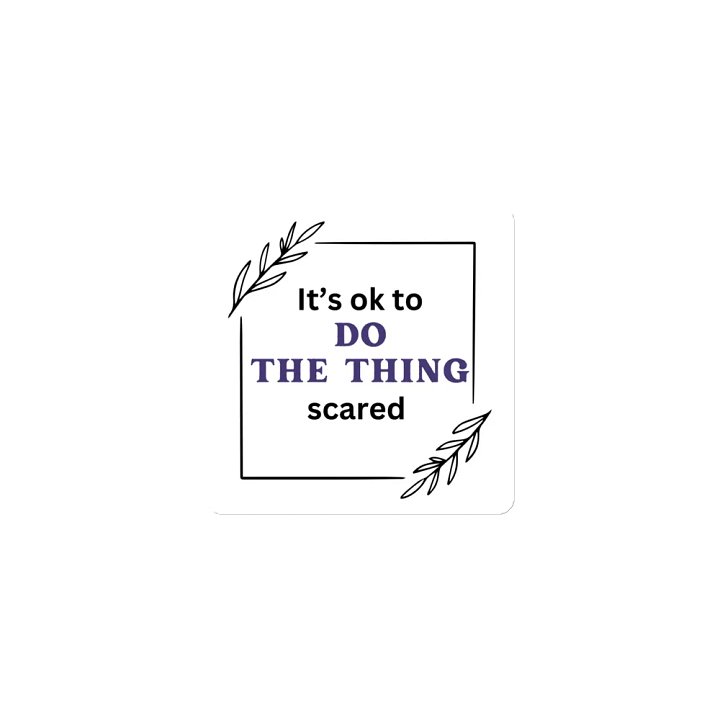 It's ok to do the thing Scared - Magnet product image (1)