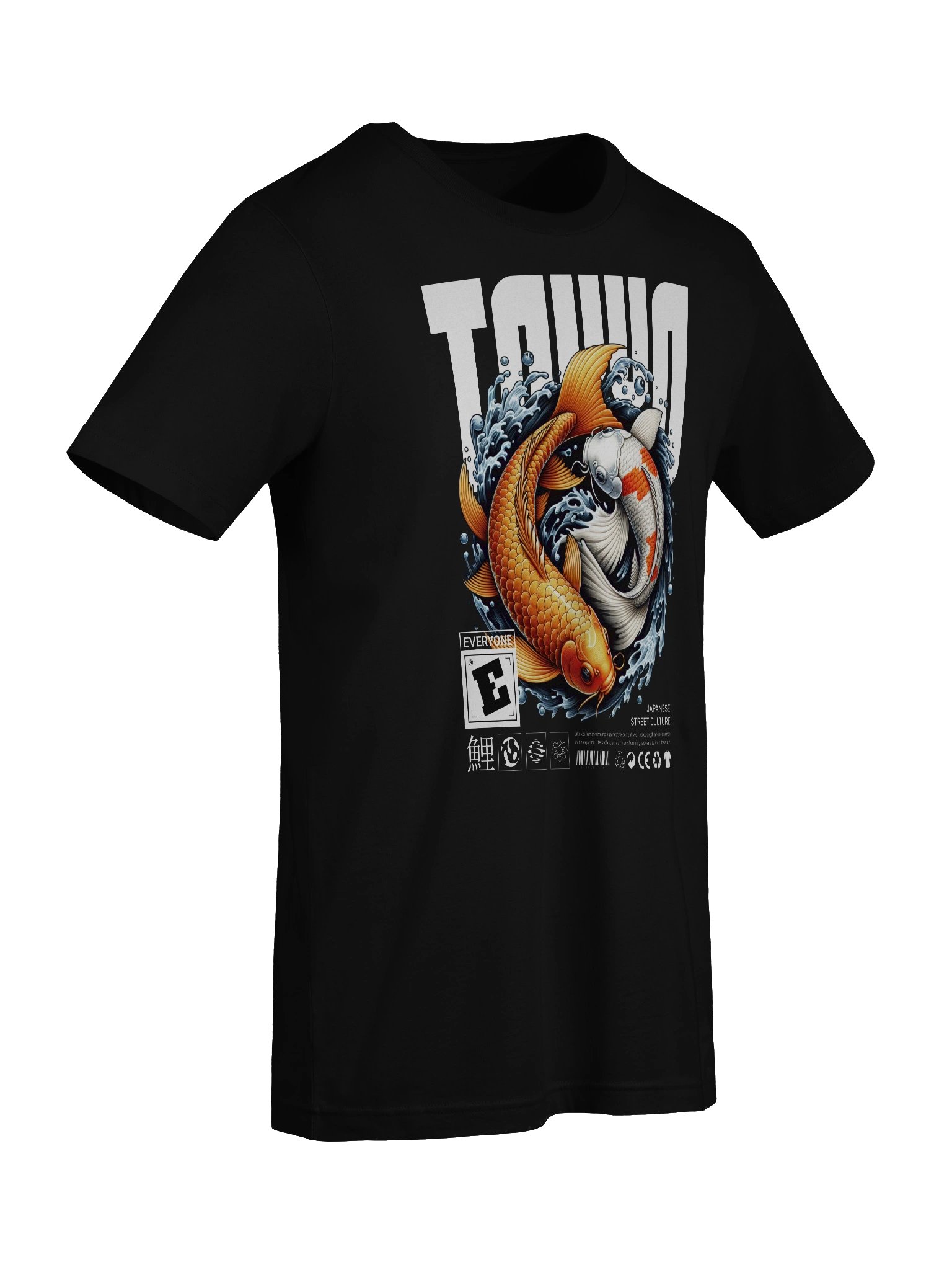 Koi Fish Graphic T-Shirt: A Fusion of Art and Tokyo Style product image (9)