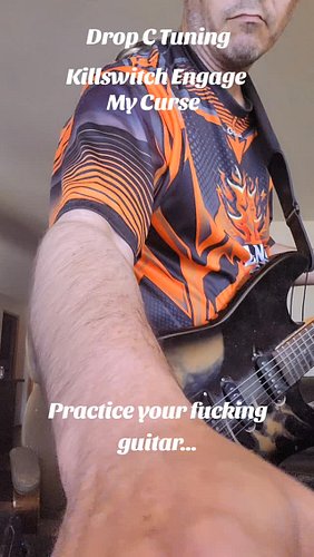 Drop C Tuning | Killswitch Engage | My Curse | #practiceyourguitar