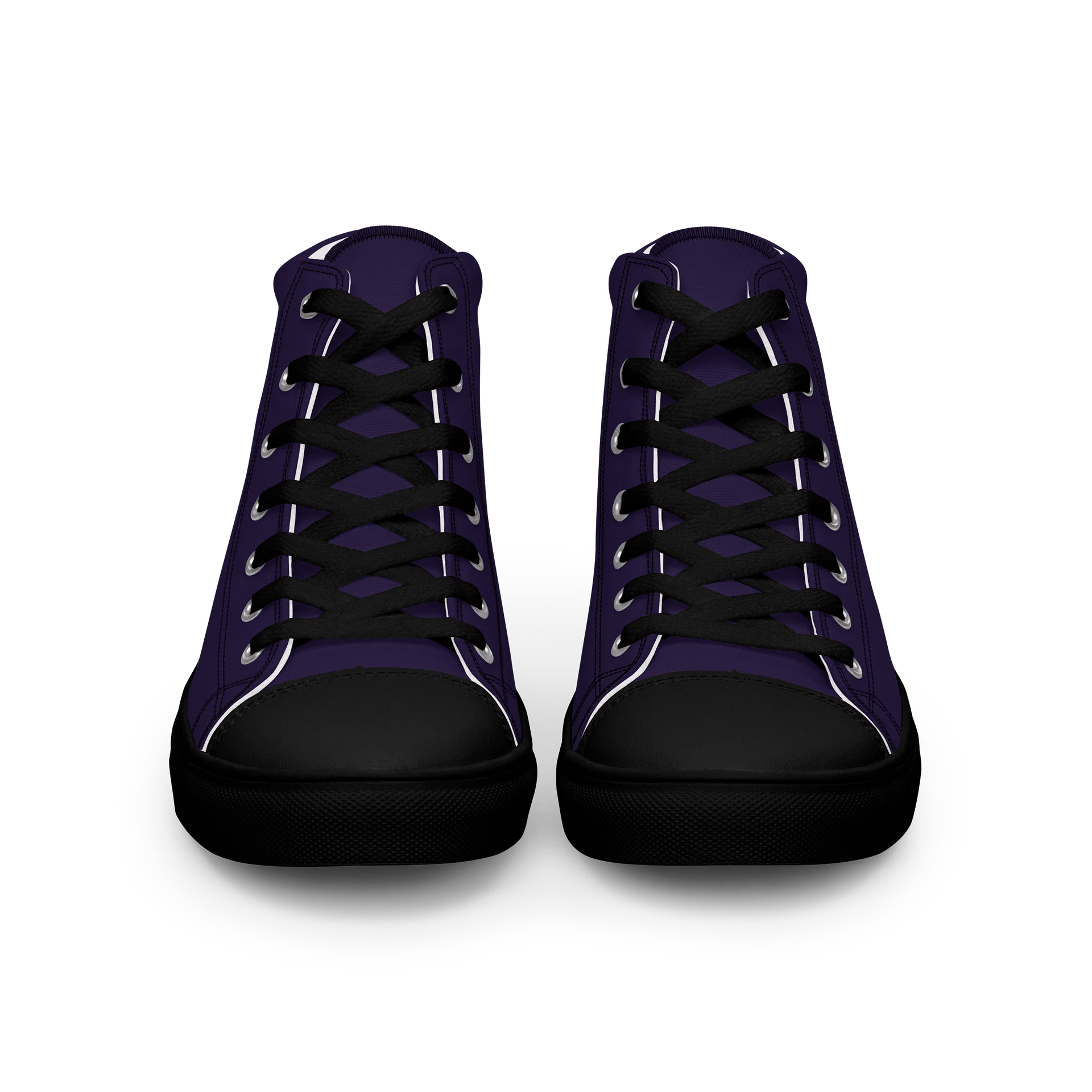 Zombie Cat Kana Women's High Top Canvas Shoes product image (3)