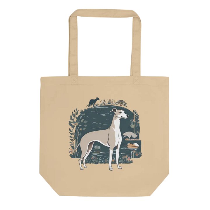 Botanical Greyhound Eco-Friendly Tote Bag product image (1)