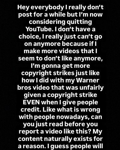 I’m not being fake.