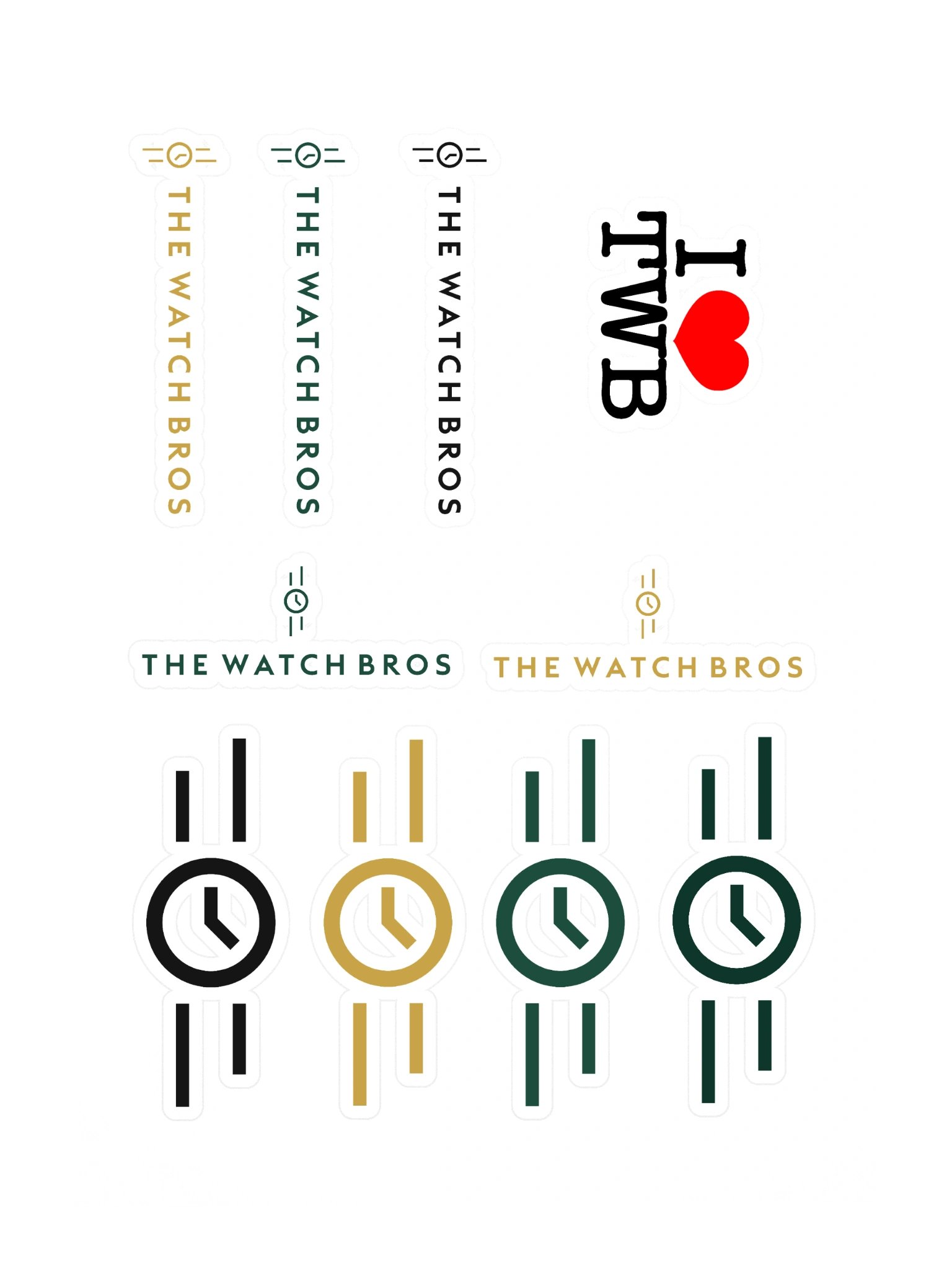 The Watch Bros - Fan Favorites Sticker Sheet product image (3)