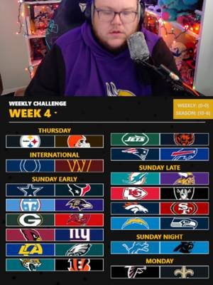 Week 4 #NFL Picks