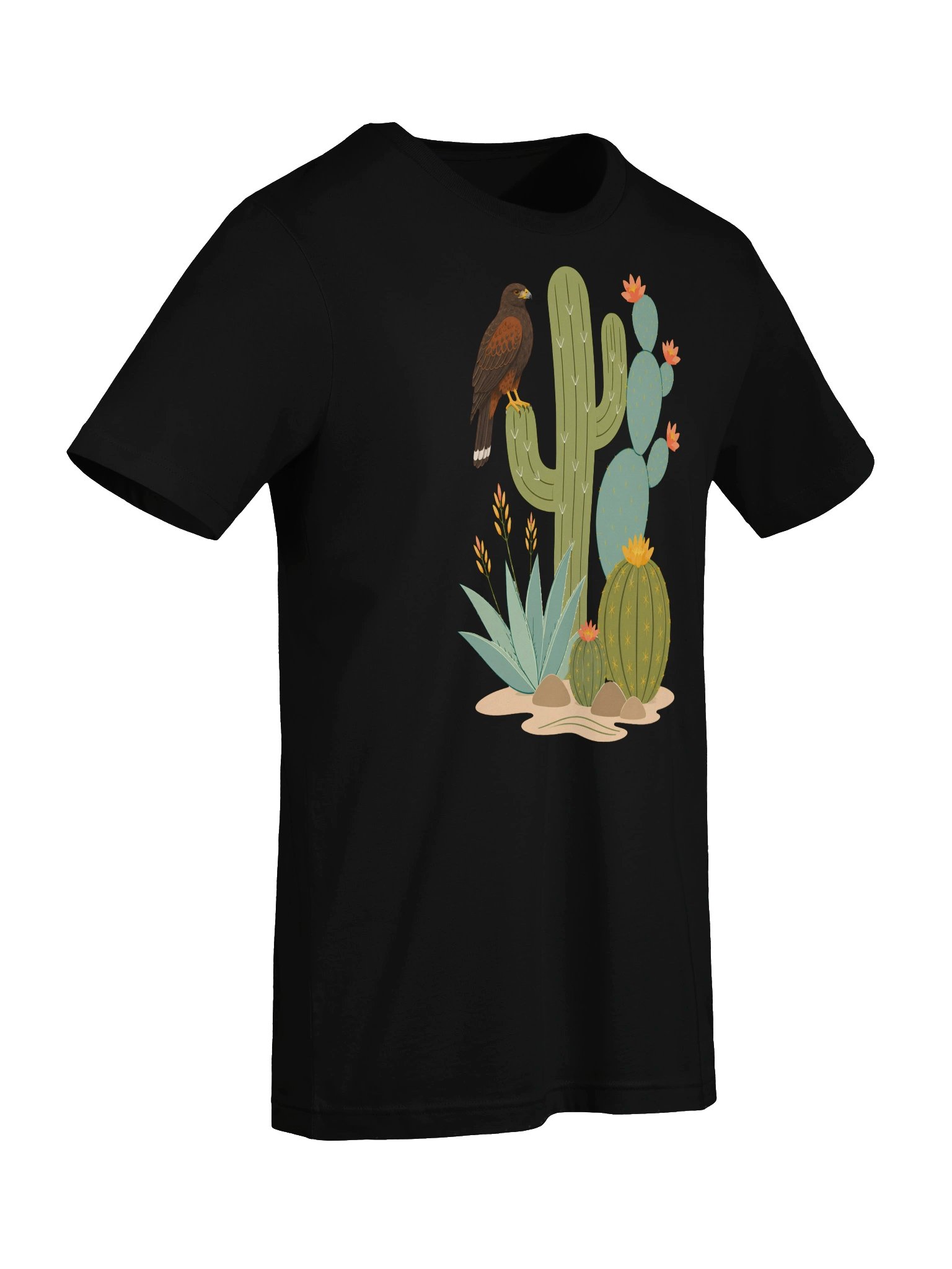 Desert Harris Hawk & Cacti Tee product image (61)