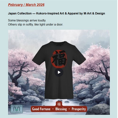 Step inside the quiet world of our Kokoro Collection.
If you’d like to hear the full story behind the art — the blessings, th...