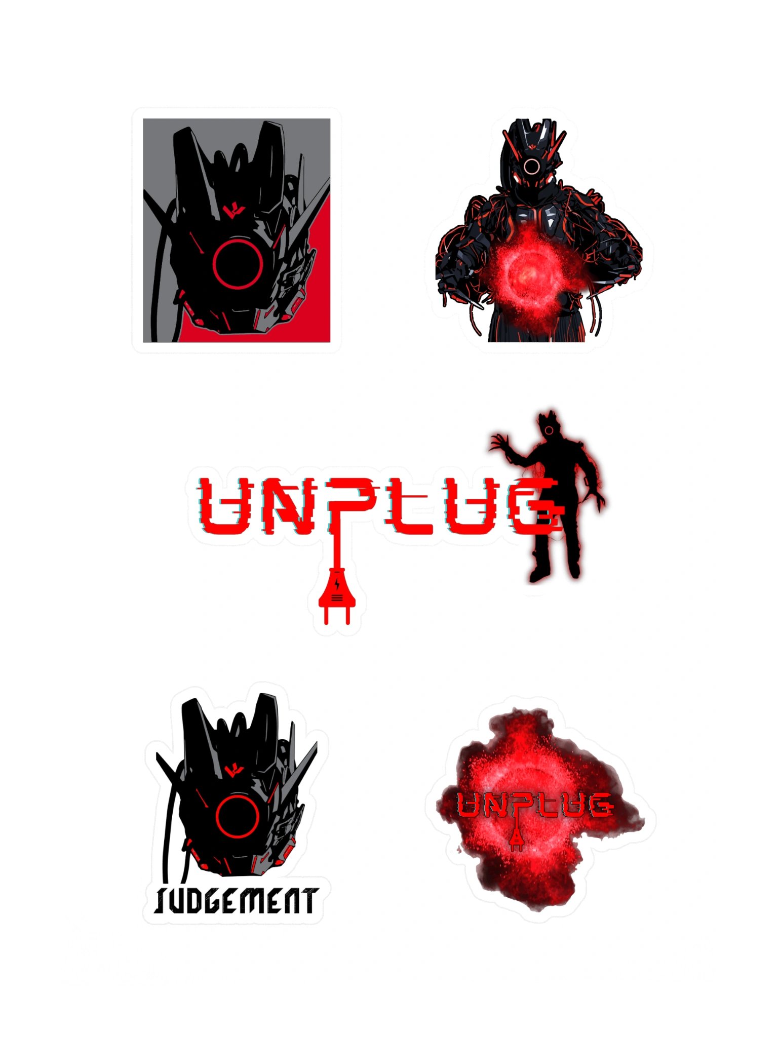 UNPLUG Five Sticker Sheet 2 product image (3)
