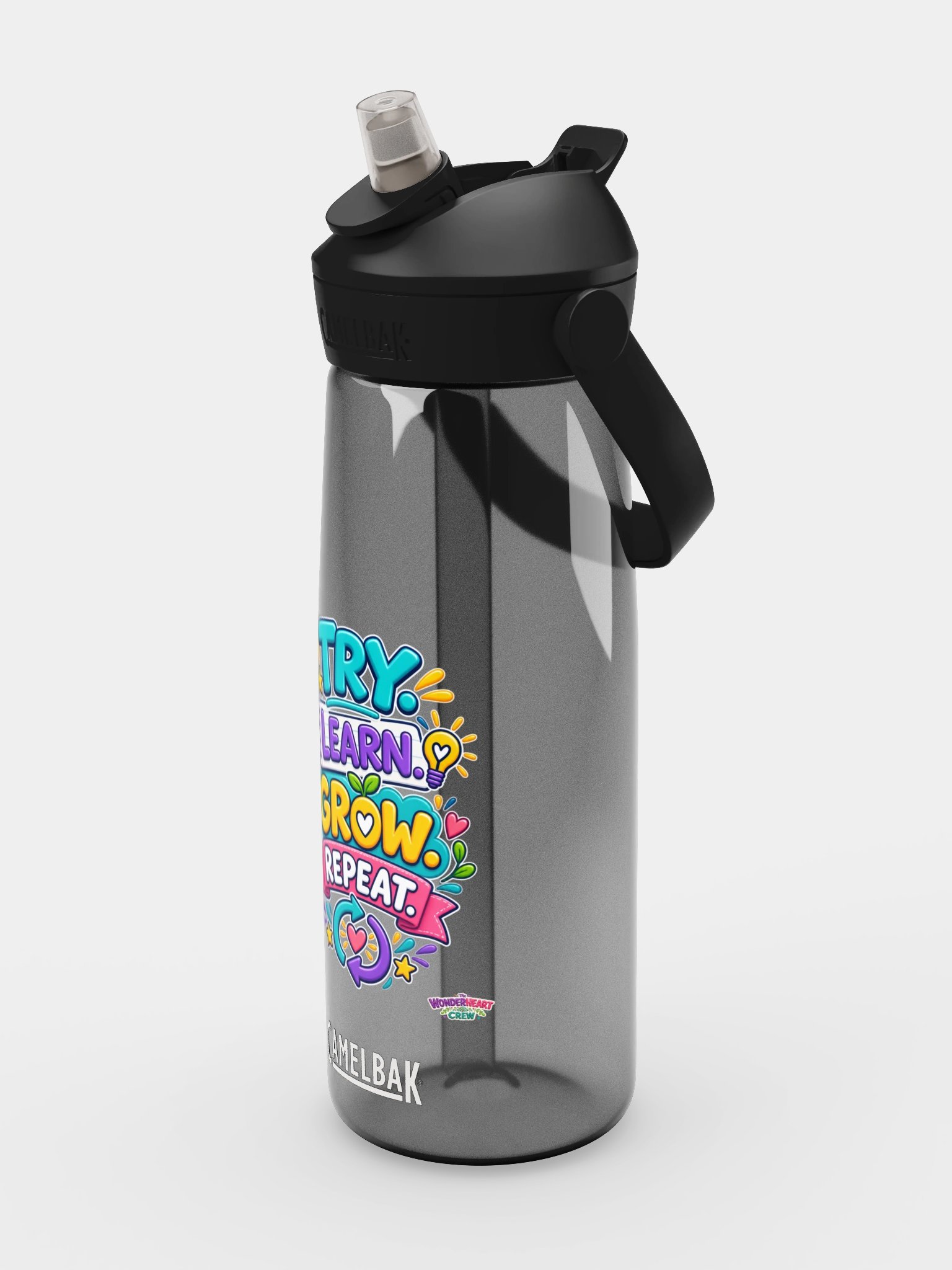 CamelBak Thrive® Flip Straw Inspirational Water Bottle - Try. Learn. Grow. Repeat product image (4)