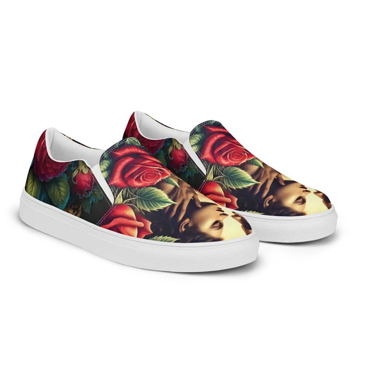 Rancho El Colibri Album Cover Women's Slip-On Shoes product image (2)