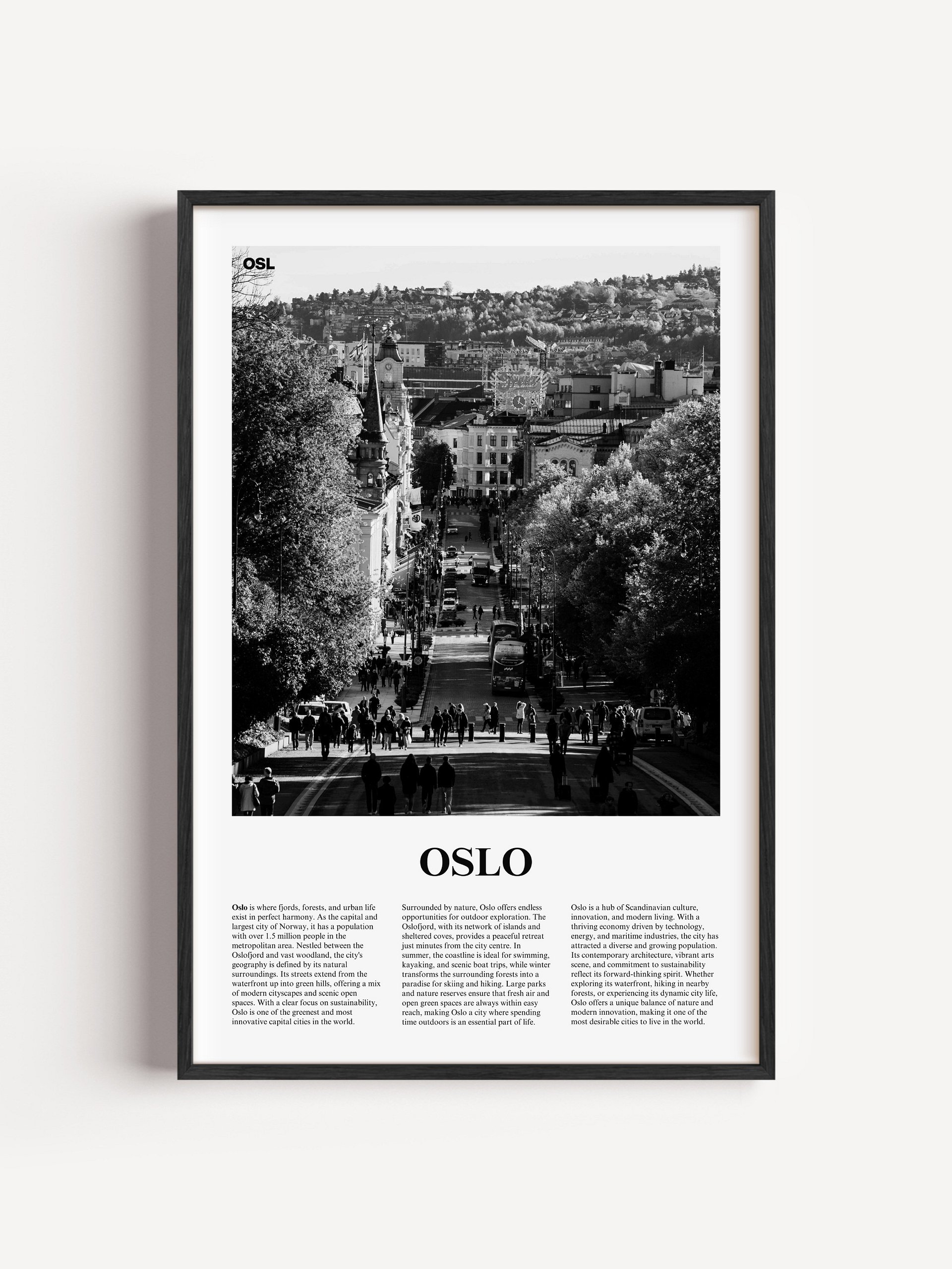 Oslo 02 Newspaper Poster product image (1)