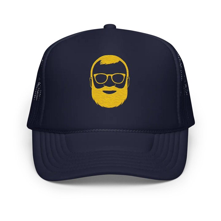 Letterman Beard Trucker Hat product image (1)