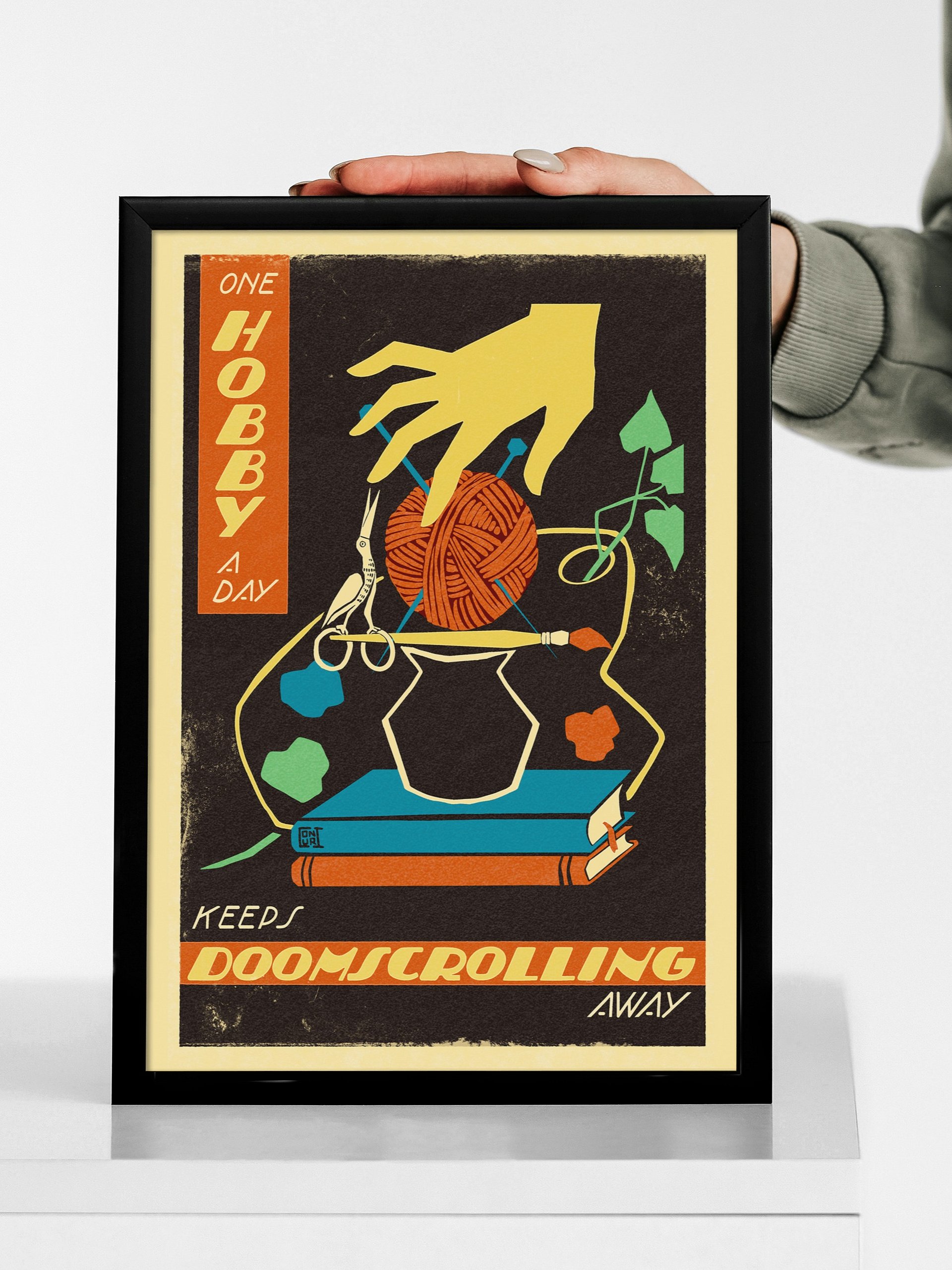One Hobby a Day Poster product image (1)