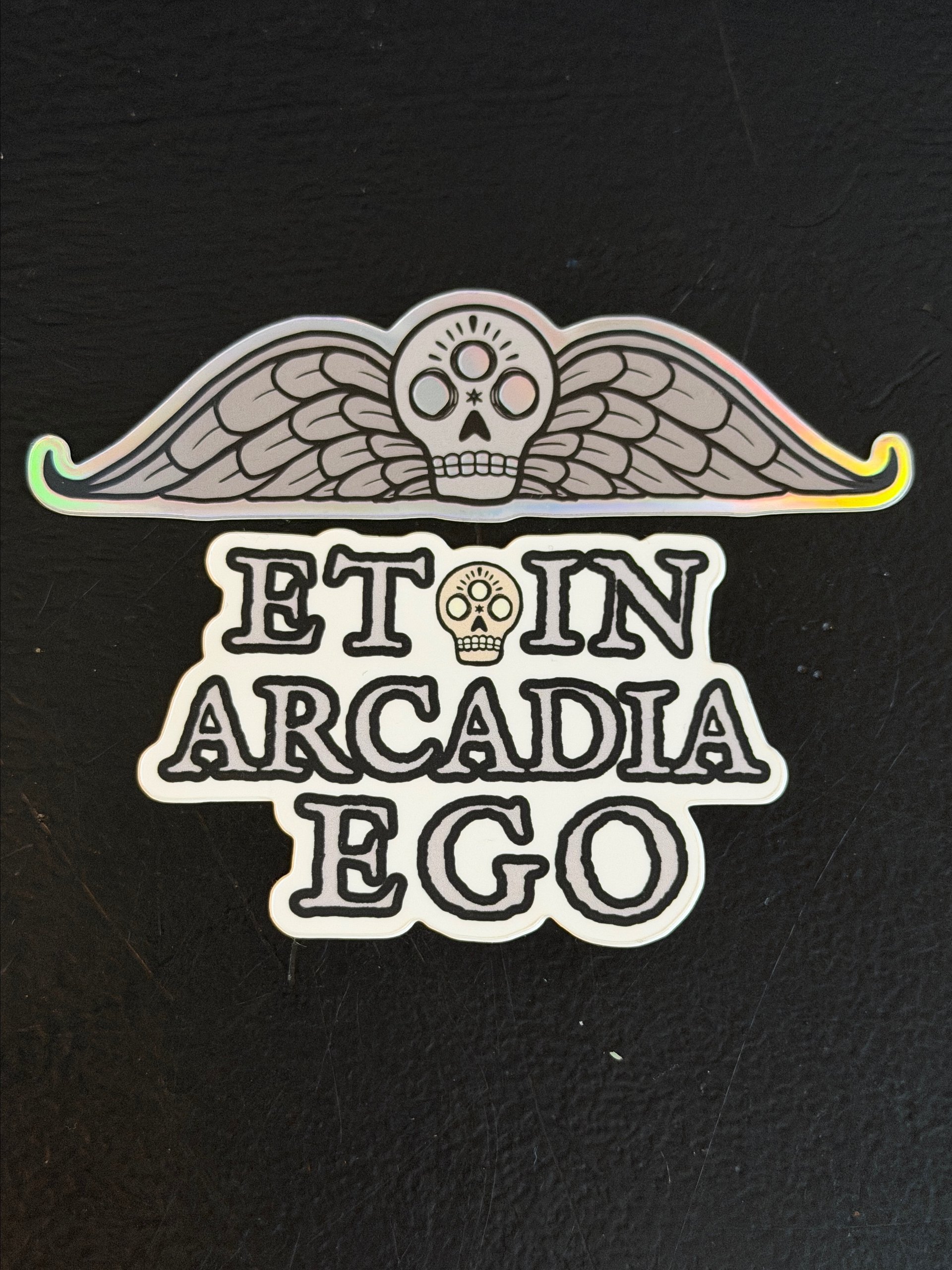 There I am ~ Et in Arcadia Ego Sticker product image (2)