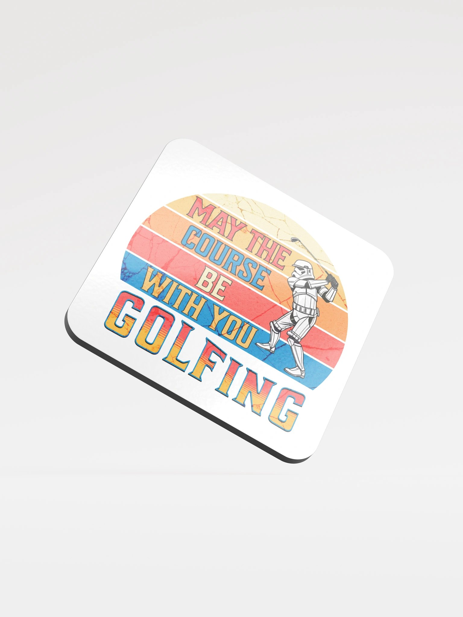 May The Course Be With You Golfing Galactic Coaster Set product image (2)
