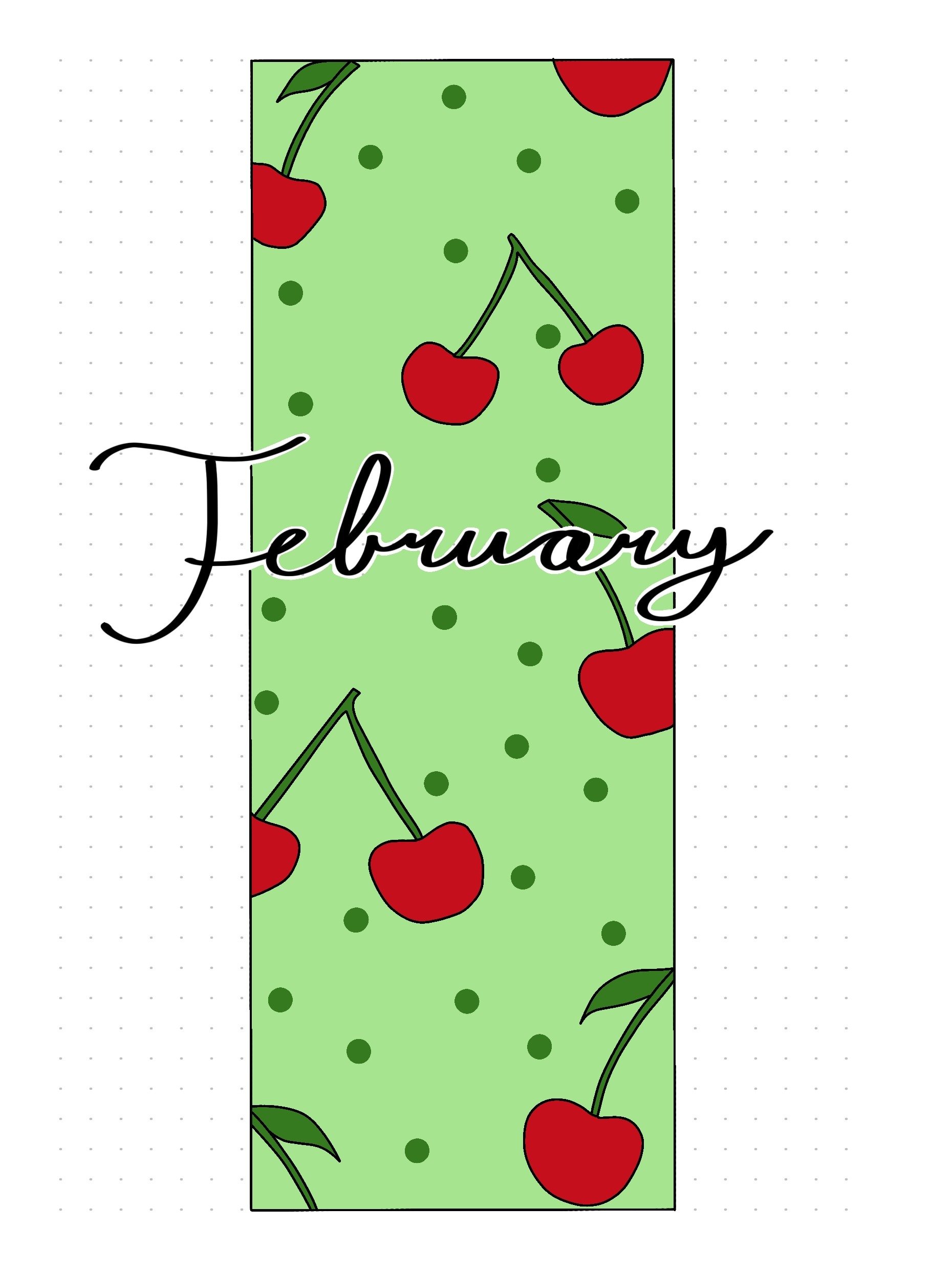 Cherry February Title Page product image (1)